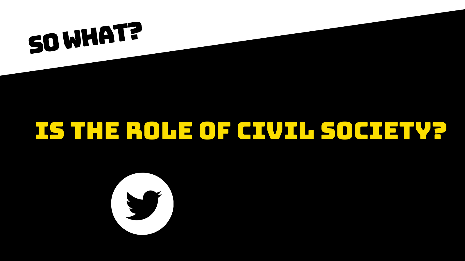 Is the role that civil society